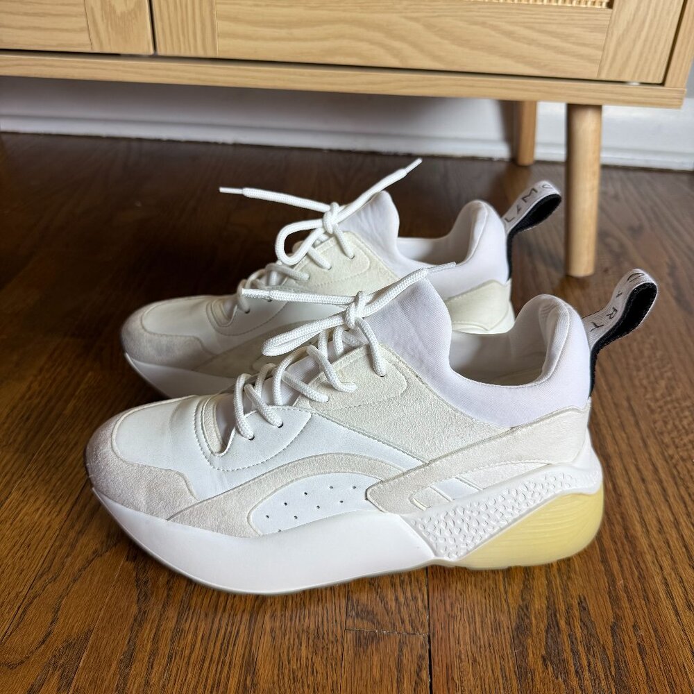 Stella McCartney Eclypse Designer Vegan Leather Chunky Sneakers US 7